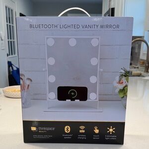 Bluetooth Vanity Mirror - White